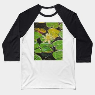 Water Lily Baseball T-Shirt
